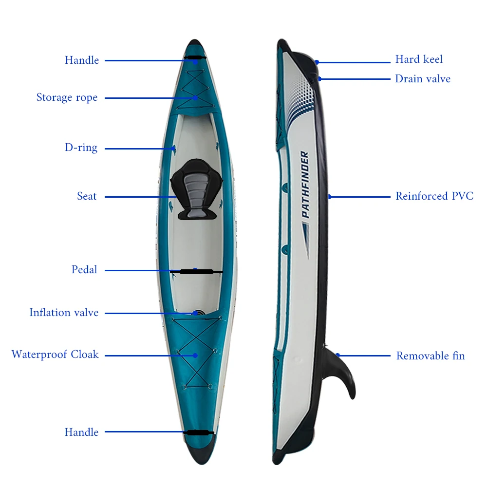 Hot sale Single/double Seat Paddle Kayak