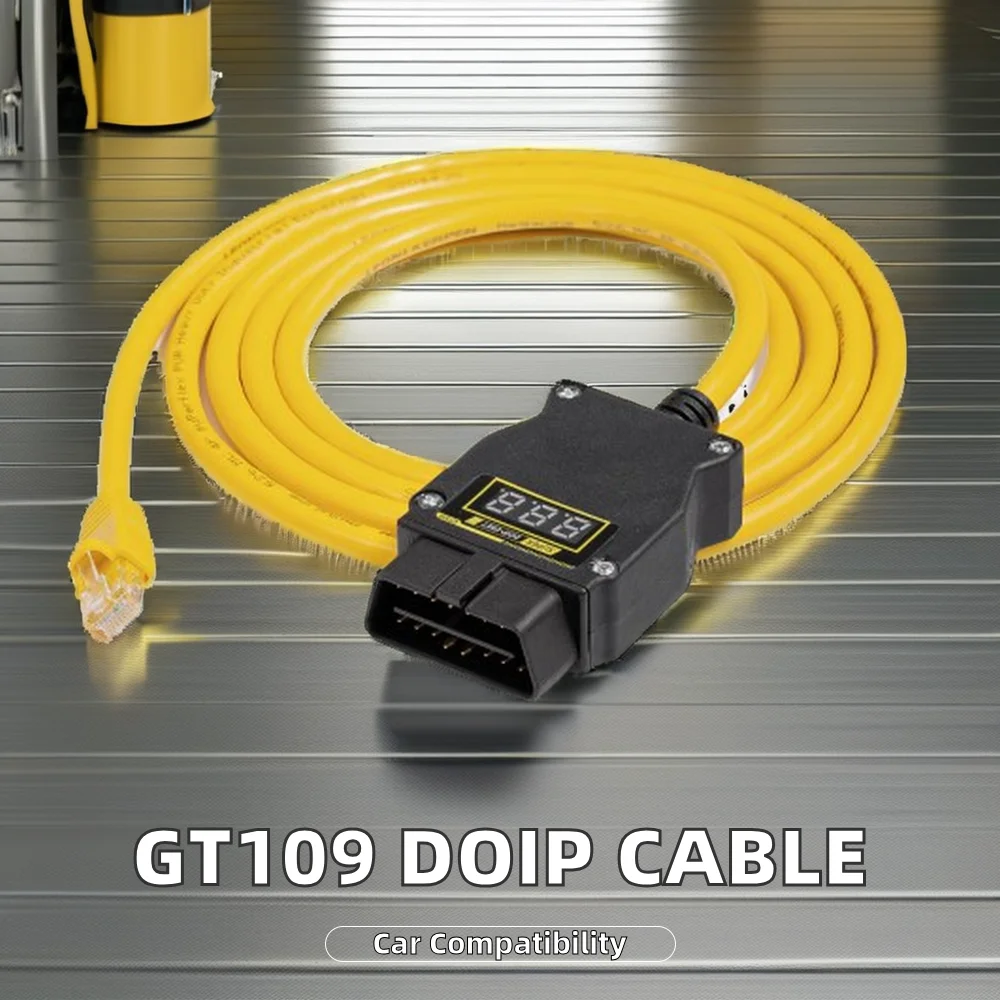 GODIAG GT109 DOIP ENET с дисплеем напряжения диагностический программирующий адаптер для BMW Be-nz VW Audi