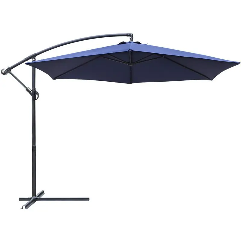 3m Leisure Hanging Parasol Umbrella for Garden Outdoor Furniture Courtyard Cantilever Patio