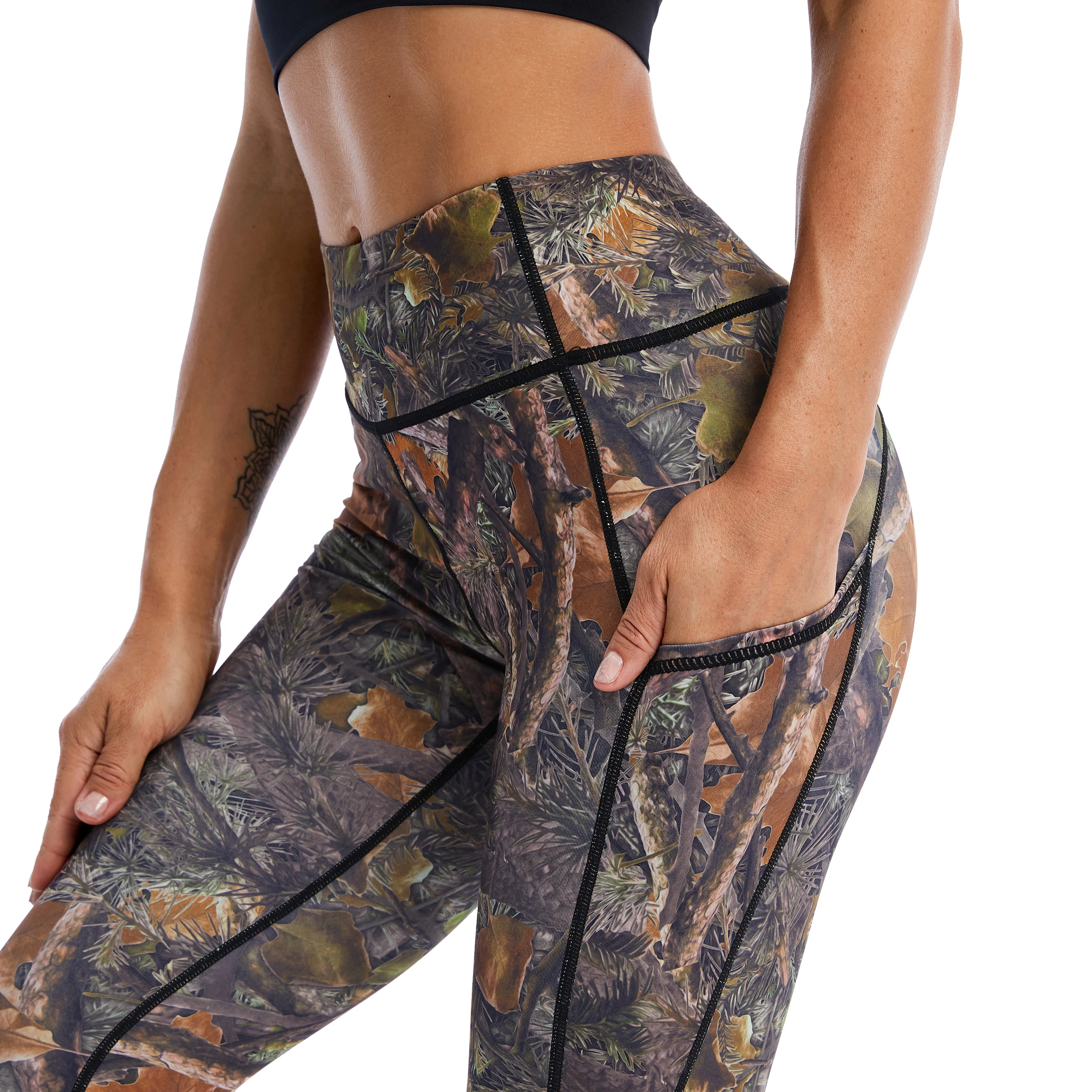 New Women Moisture Wicking Sport Tights Women Fashion Gym Apparel Plus Size Yoga Pants Manufacturer