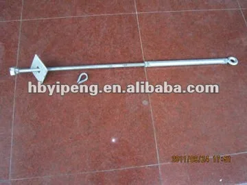 Hot dipped galvanized anchor rod thimble eye stay rods