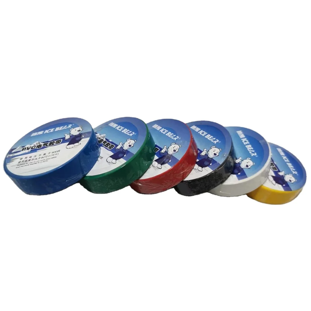 High Adhesive Insulation PVC Electrical Tape Waterproof Insulation Electrical Ground Cable Insulating Tape