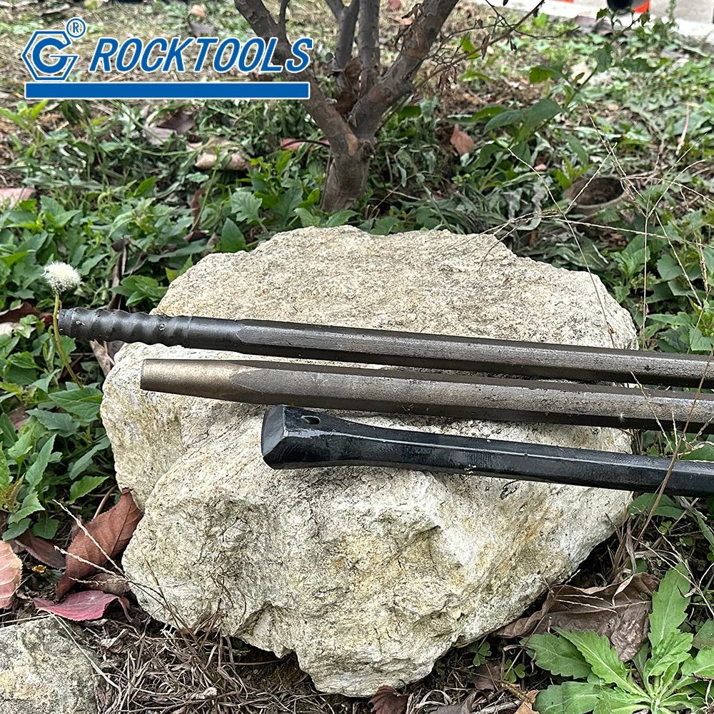 Top Hammer Small Hole Rock Tool Taper Button Bit Integral Drill Rod for Stone Mining Drilling