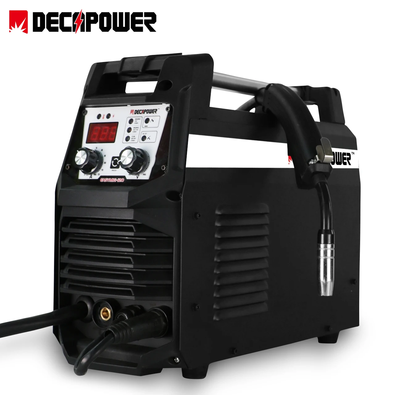 Decapower No Gas Flux Wire Co2 120/140/160/180A 3 in 1 Synergy IGBT Inverter MIG Welding Machine