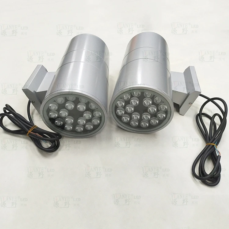 Outdoor Led Wall Light Aluminum Waterproof Square Wall Lamp IP65 Up Down Wall Light Garden Sconce
