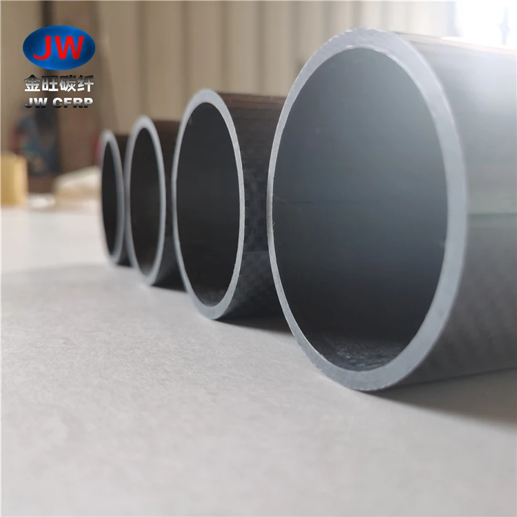 3k Carbon Fiber 100% Pure Carbon Twill Plain Matte Glossy 3K  1200mm 1000mm  Fiber Carbon Tube Customized Length