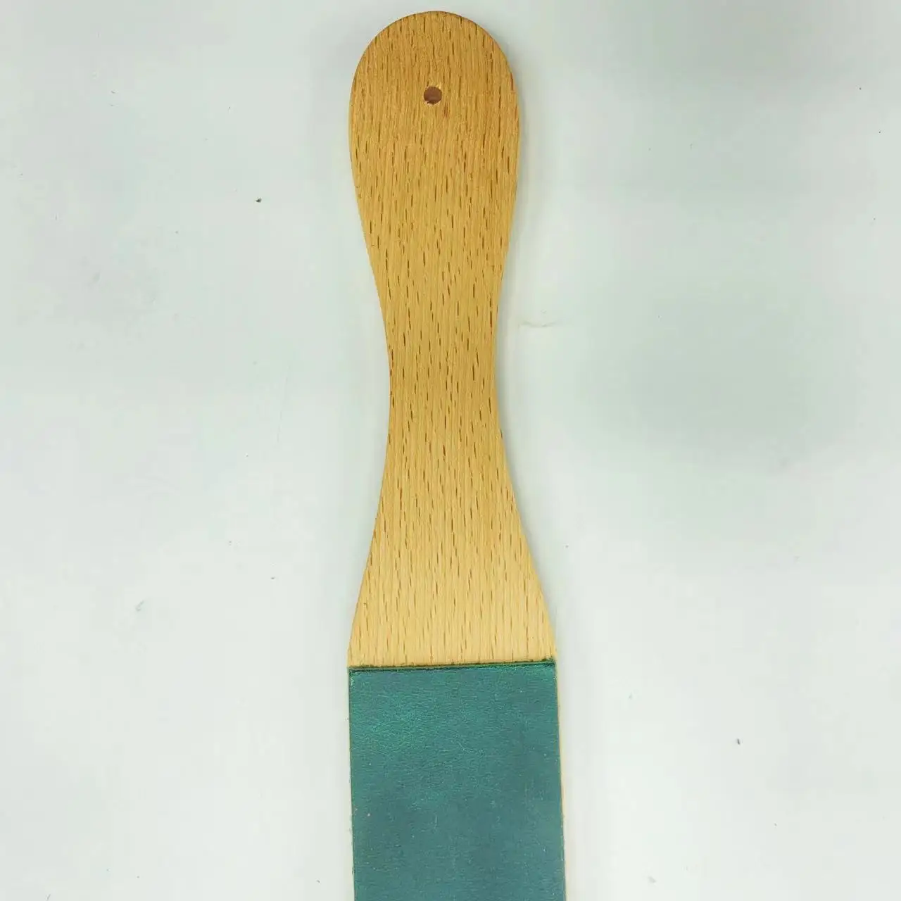 2023 New  Beech Wood leather knife sharpener,Wooden knife sharpener with polishing wax set