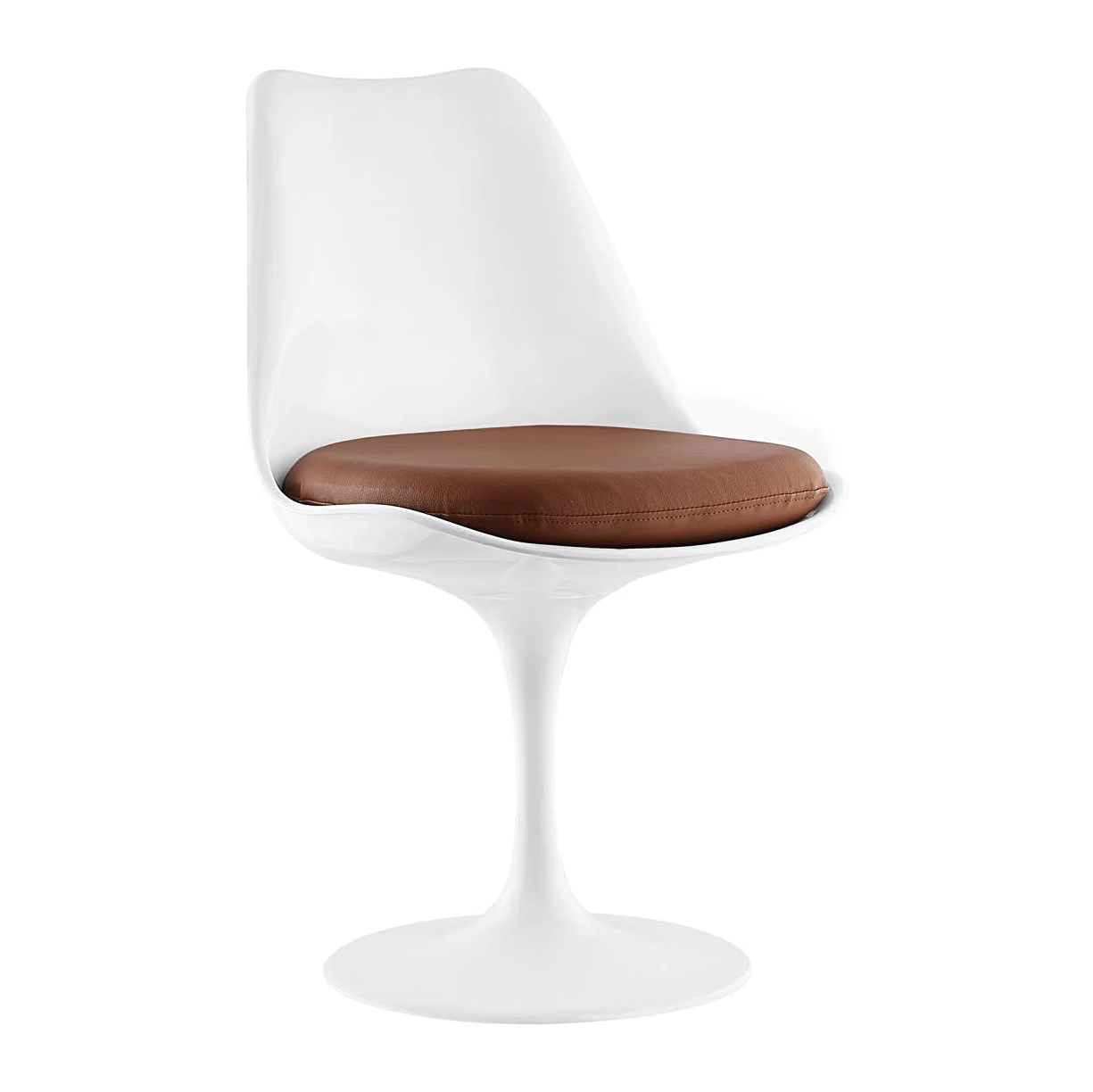 Wholesale home Furniture hotel reception chair PU leather seat dining chair with Metal Frame