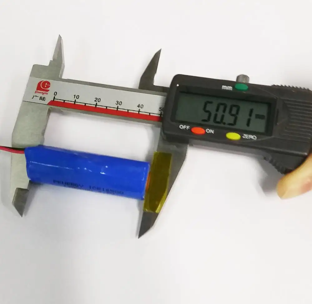 ICR16500 цилиндрическая ячейка литий-ионная аккумуляторная батарея перезаряжаемая 3 7 В 1200 мАч 16500 для беспроводного маршрутизатора