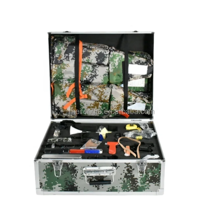 Camouflage Flight Case with Reinforcement Angle and Wall Material for Repair Set Items Aluminum Alloy