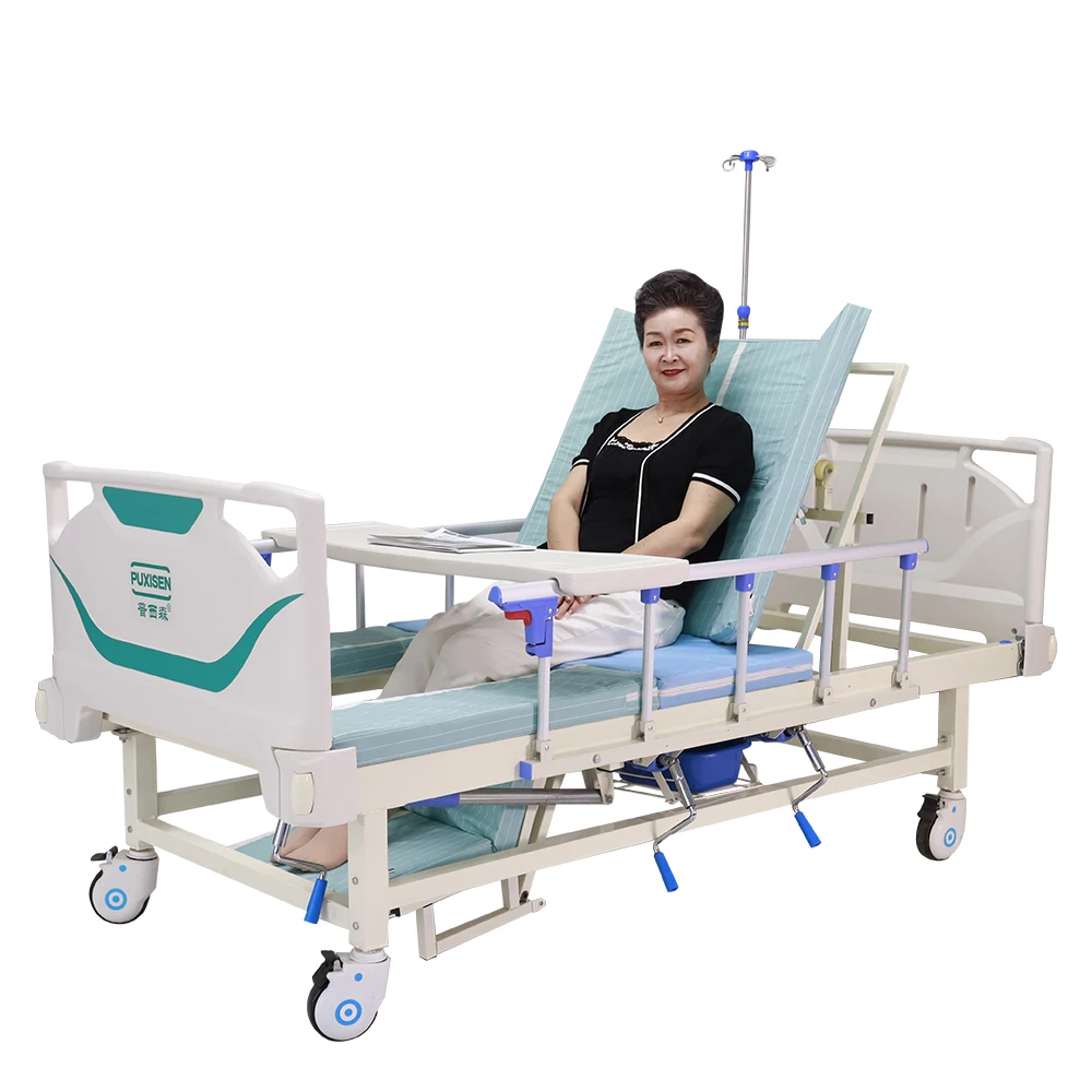 High Quality patient bed with attach chair second hand medical bed free used hospital beds