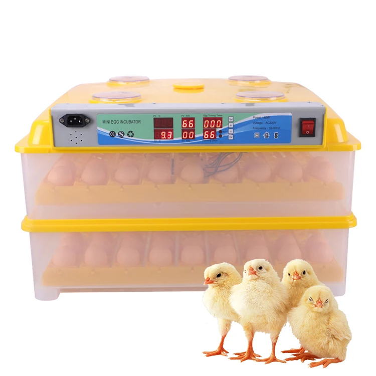196 chicken egg incubator hatcher automatic machine with CE certification for sale