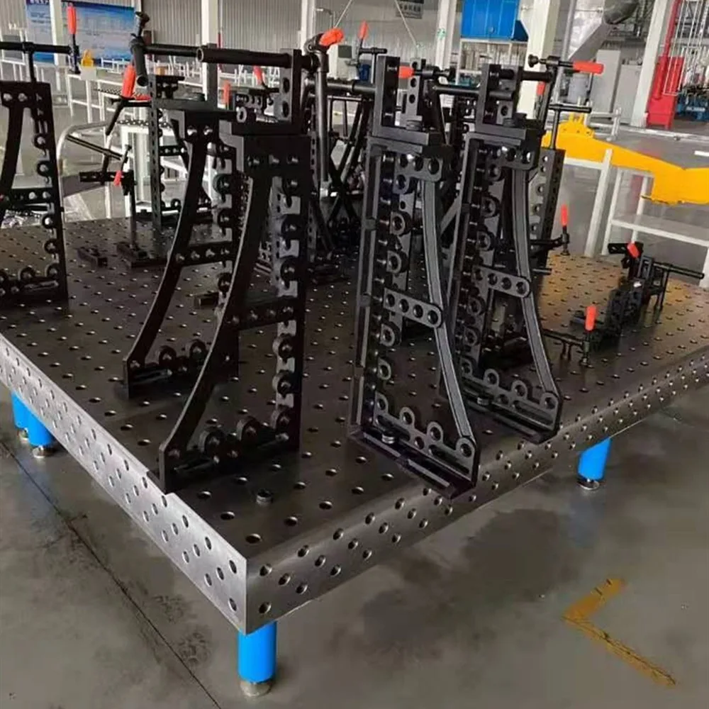 Steel or cast iron portable welding table Best quality 3D welding table