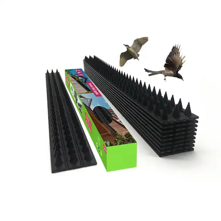 Bird Repellent Cat Deterrent Device birds scare Wall Fence 50cm Plastic Spikes drive bird away