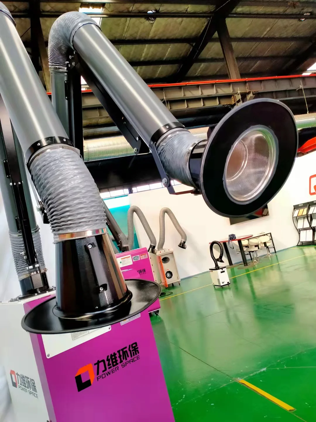 Wholesale drill dust catcher stone dust collector machine for sale with double arms