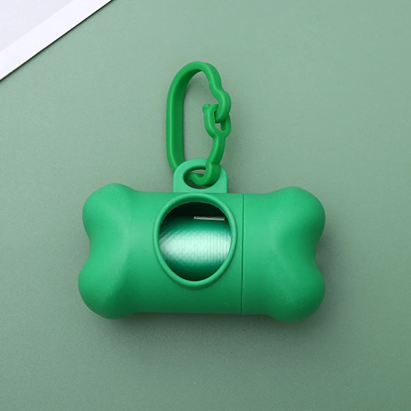 Custom Logo Dog Poop Bag Holder Dispenser With Hook