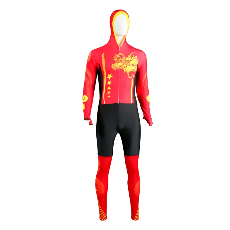 Rollfly Long Track Speed Skating Suit Custom Speed Skating Suit Big Size Bra Women Sublimated Sport Jackets Body Pattinaggio