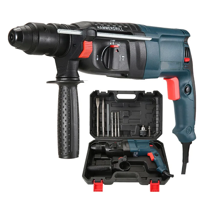 220V Industrial High-Power Rotary Concrete Breaker & Impact Drill Light Duty Electric Power Hammer Drills Set