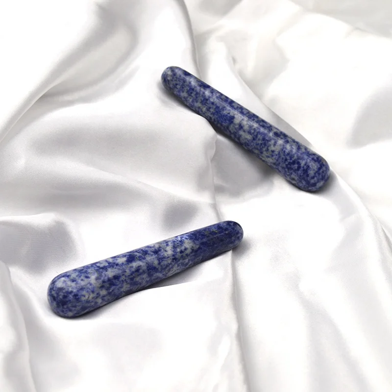 Kegel Exercise Massage Natural Sodalite Yoni Wands Wood Magic Stone Ornament Gifts Gemstone Crafts Pleasure Wand Body Hand