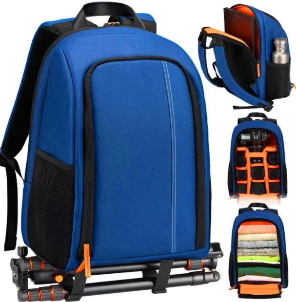 factory manufacture Professional Dslr Camera Bag Travel digital waterproof camera backpack