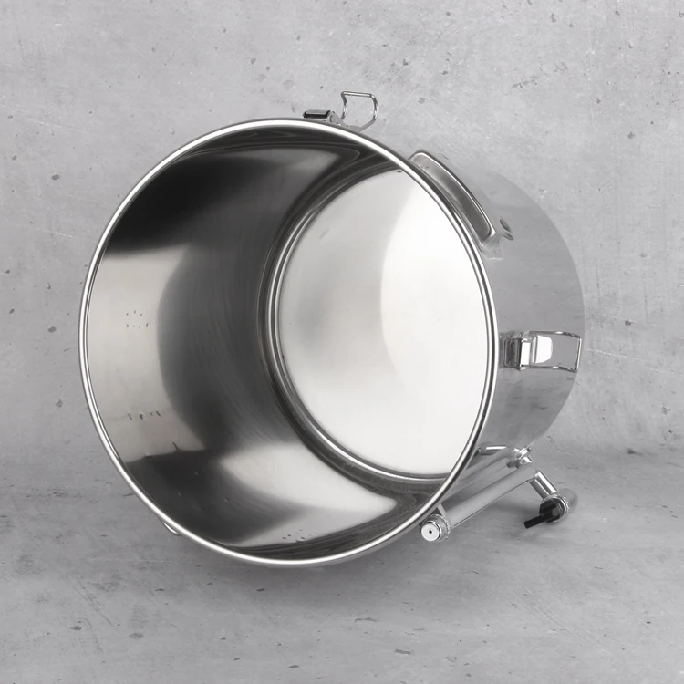 Stainless Steel Commercial Large Airtight Container Beer Barrel Pot With Seal Lid