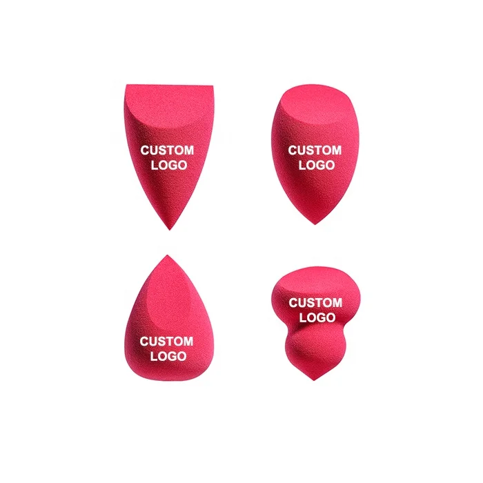 Degradable Makeup Sponges Eco-Friendly 4 Shape Beauty Sponge Blender Biodegradable Face Foundation Make Up Sponge