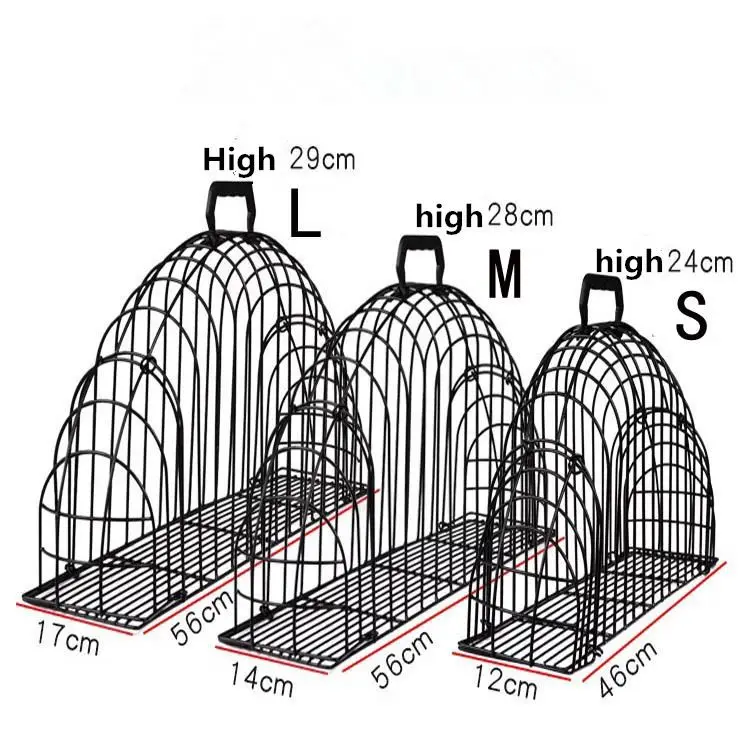 Factory wholesale black pet cage for dog cat in China