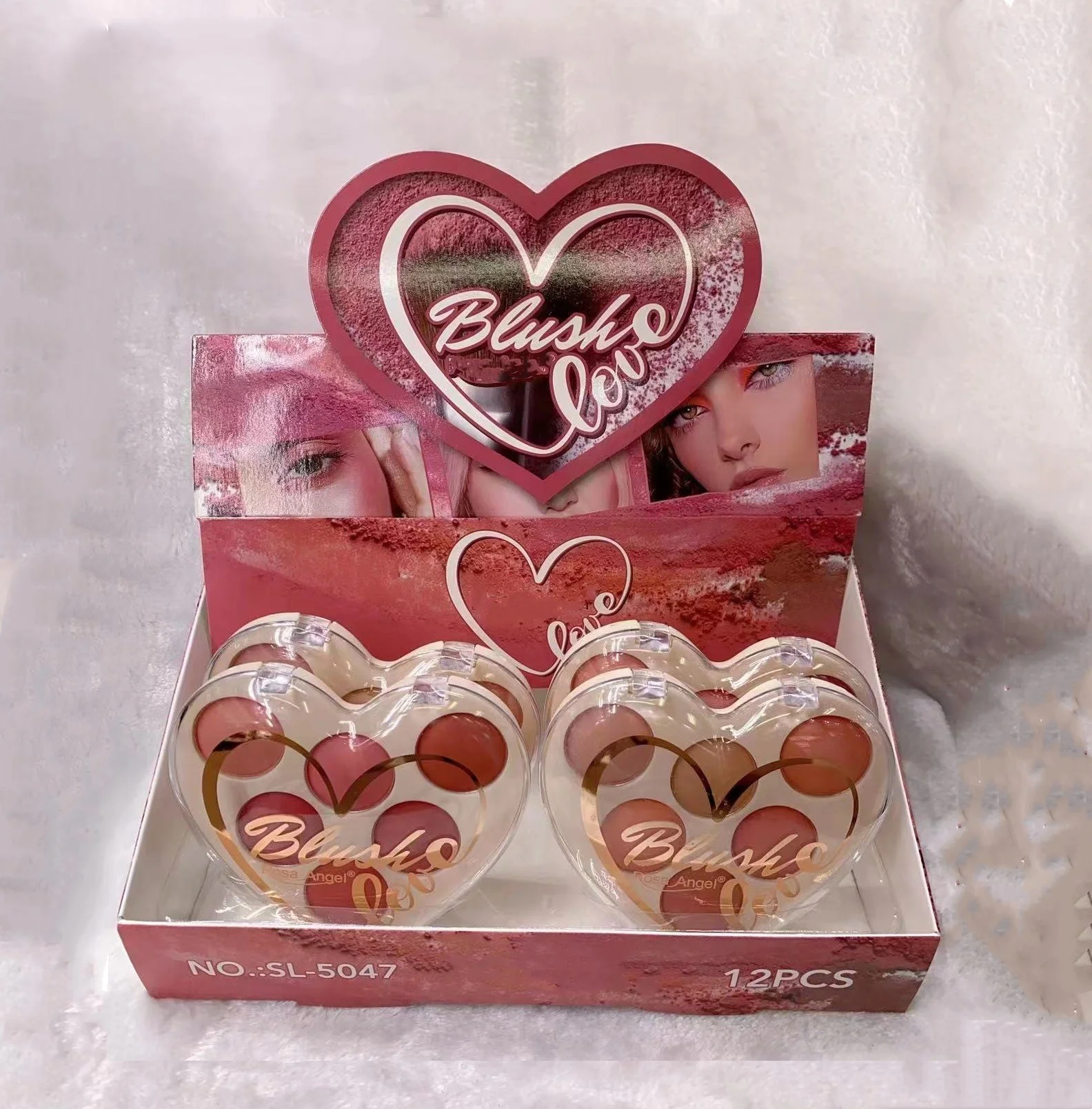 7 Colors High Pigment Blush Private Label Single Blush Palette Fine Powder Blush Private Label