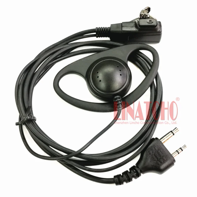 MIDLAND GXT Walkie Talkie 2 Two Way Radios Earpiece Headset Mic D Earhook Earphone