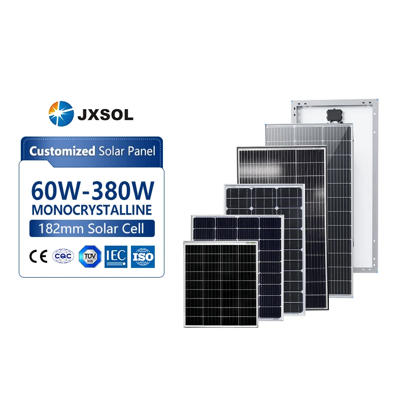China Small Size Mini Solar Panel 12V 18V 20W 30W 40W 50Watt 100W 150W Custom Mono Cristallin Solar Panel