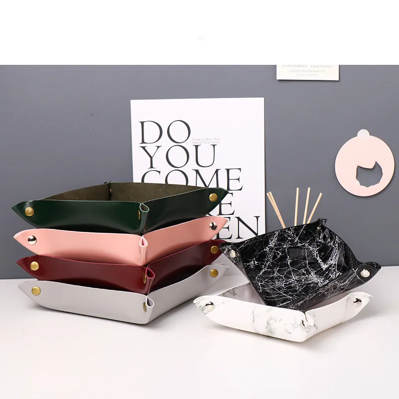
Eco Friendly PU Leather Collapsible Dice Tray 
