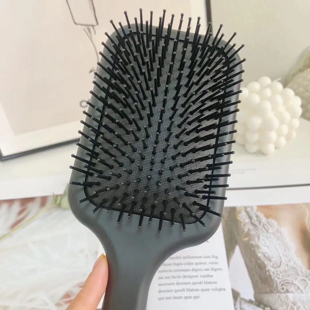 Wholesale Comb With Box Detangler Paddle Hair Brush for Hair Extensions Weave Wigs Private Logo