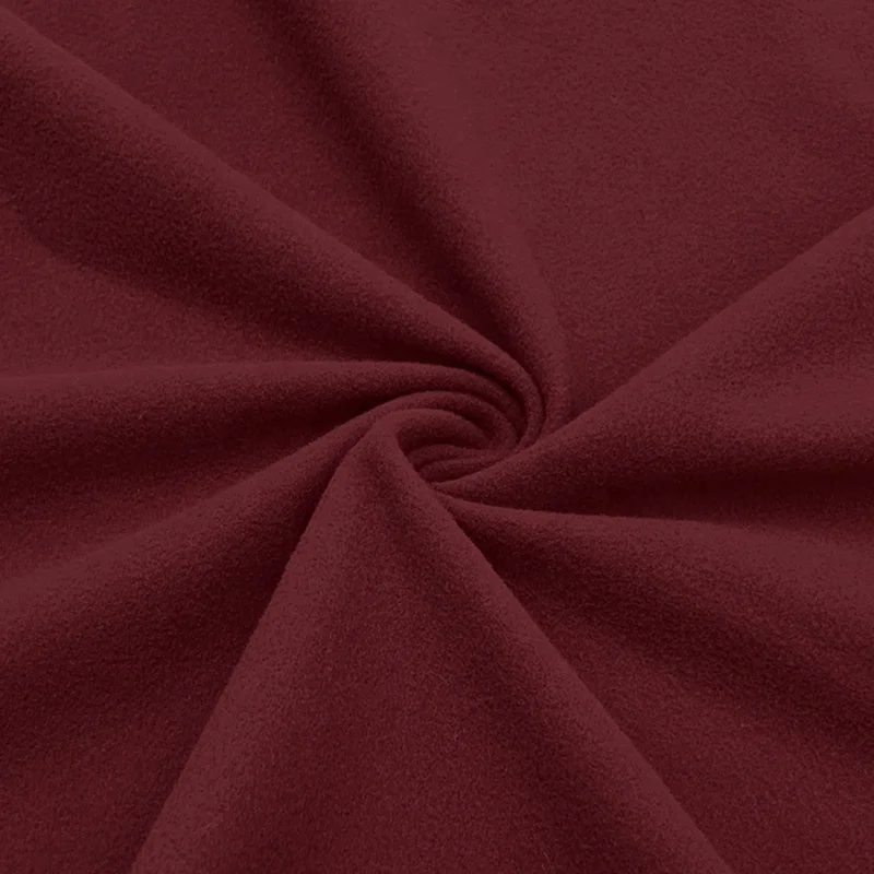 High quality warm fleece thick brushed elastane polyester spandex 4 way stretch fabric women activewear sports thermal suit