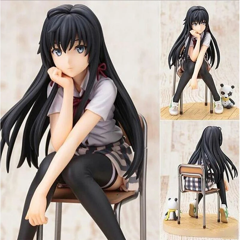 14.5cm Yukinoshita Yukino Anime Action Figure Toys My Teen Romantic Comedy PVC Collection Figures Toys Car Decoration Kids Gifts
