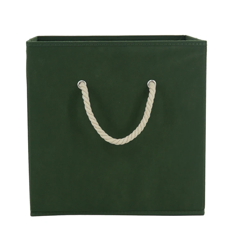 Foldable Fabric Vertical Storage Basket For Clothes Toy Laundry Organizer Storage Felt Storage Basket