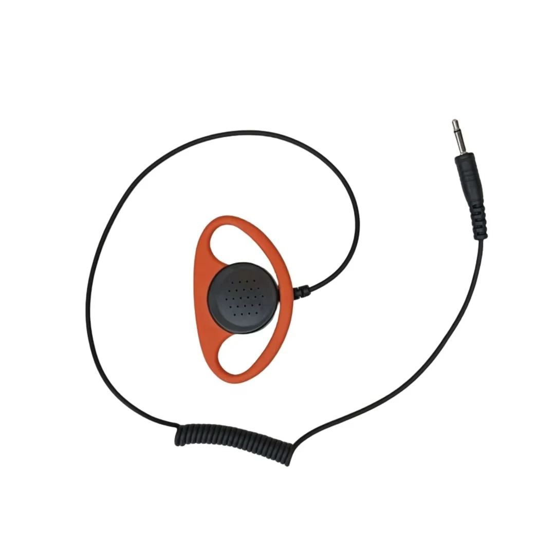 Custom walkie talkie headset earhook earpiece ptt microphone hotel catering universal radio Radio walkie talkies headset