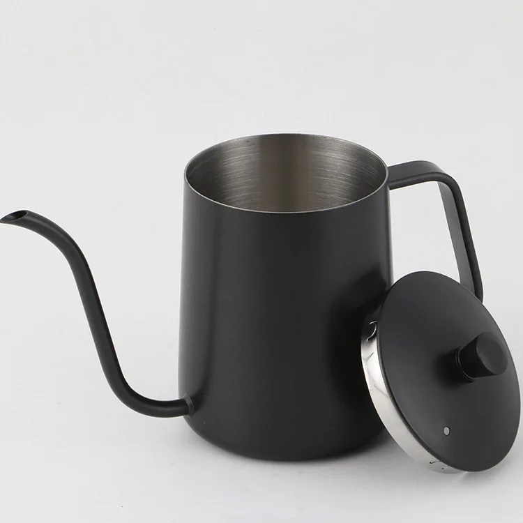 Kettle Mouth Hotel Travel Camping Tea Gooseneck 350Ml 400Ml 600Ml Long Spout Over Hand Drip Pot Stainless Steel Coffee Kettle