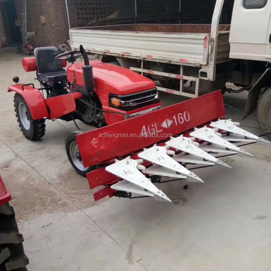 New Design Farm Lawn Mini Hand Held Walking Tractor With Double Plow