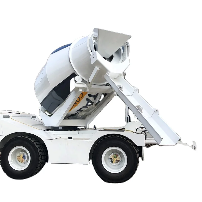 4 Wheel Drive Self Loading Cement Mixer Mini Concrete Pump  Concrete Mixer and Pump National 2 engine