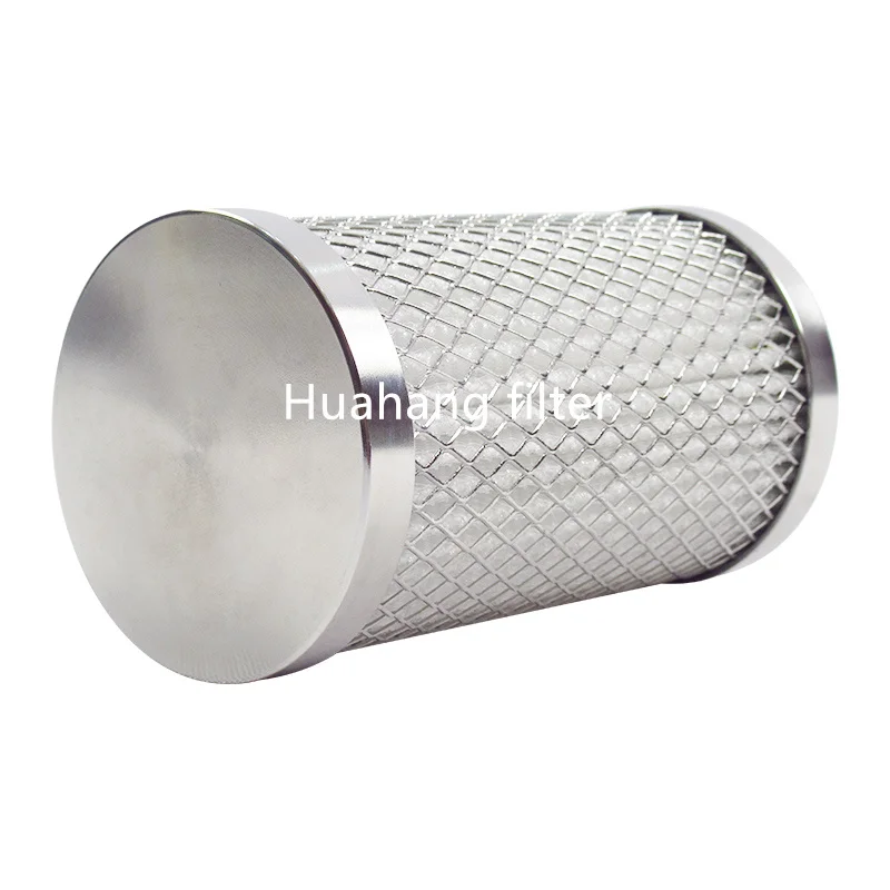 Huahang customized 0.01 micron folding PTFE air industrial filter cartridge for dust collection