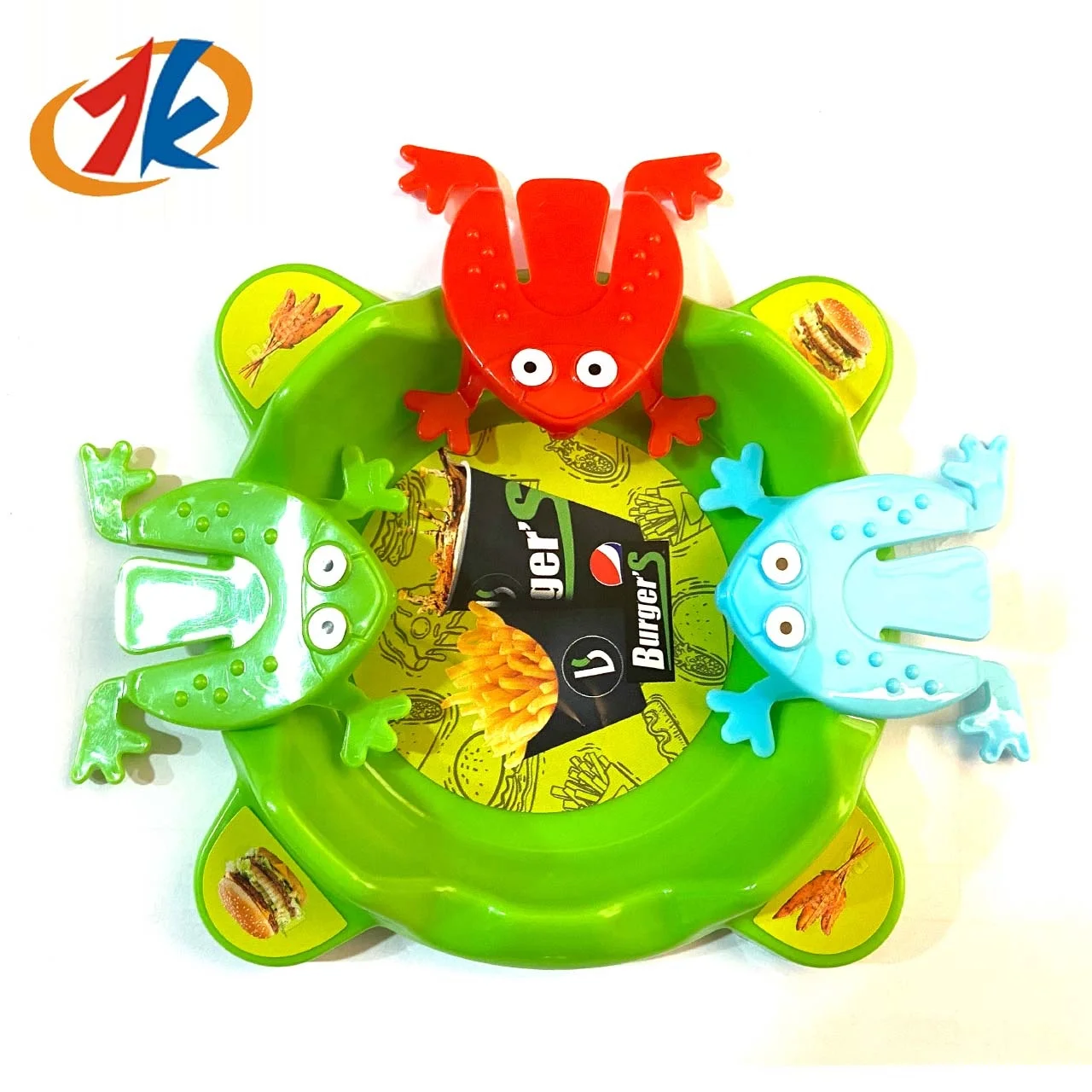 Jump N leap frog toy bouncing jumping plastic frogs 2024 trend animal toy for children toddles plastic toys finger pressing