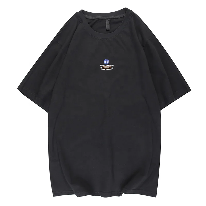 Logo Printing 100% Cotton Custom T Shirt Mens Printed 180 Gsm T Shirt For Sale