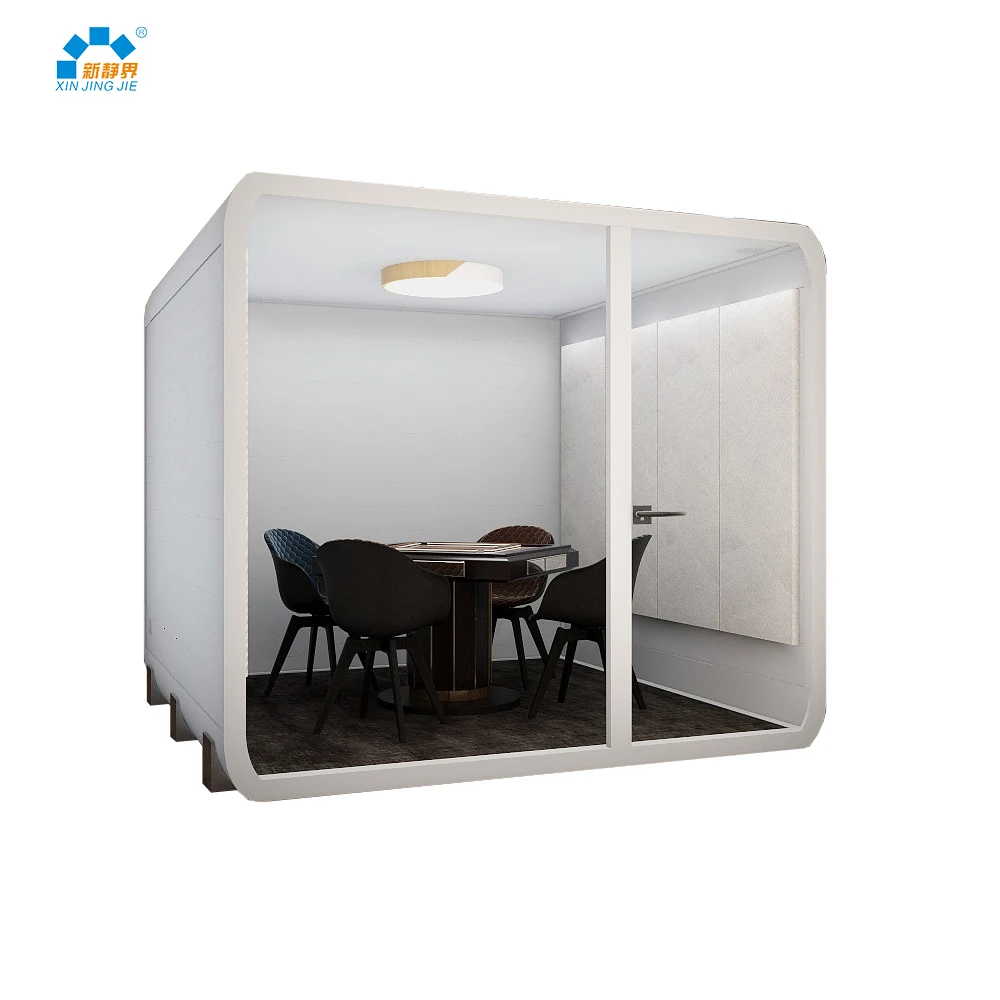 soundproof silent privacy office pod meeting pod