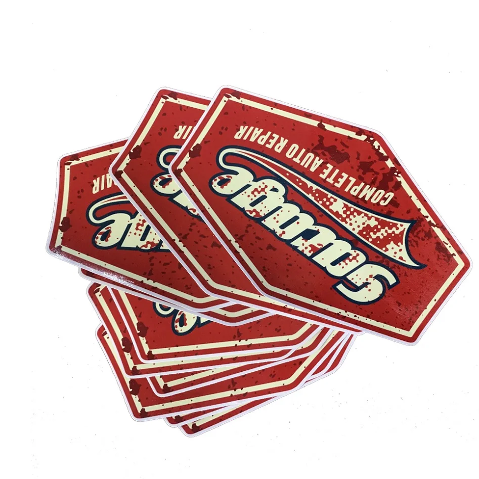 large matte vinyl sticker custom print self-adhesive magnetic car window shade sticker