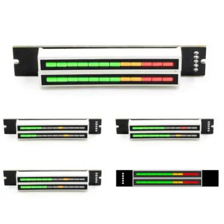 12-bit Dual Channel LED Music Spectrum Light LED Music VU Audio Spectrum Level Indicator Audio LED Indicator