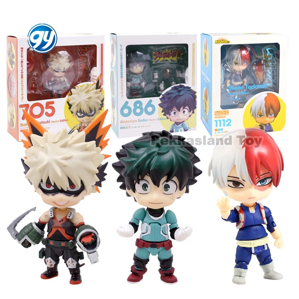 My Hero Academia Bakugo Katsuki 705 Midoriya Lzuku 686 Todoroki Shoto 1112 Action Figure Model Toy Doll Gift