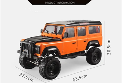 
Large remote control car 1:8 defender climbing car RC full scale turning toy 