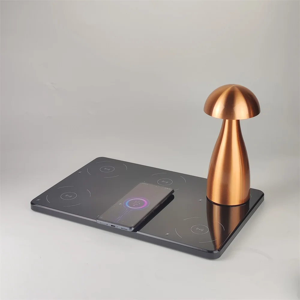 Перезаряжаемая Светодиодная настольная лампа беспроводной приглушаемый светильник для спальни украшения дома