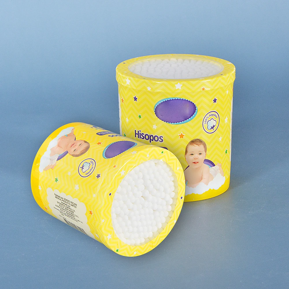 Wholesale factory 200pcs eco cleaning swabs organic cotton buds bamboo swabs