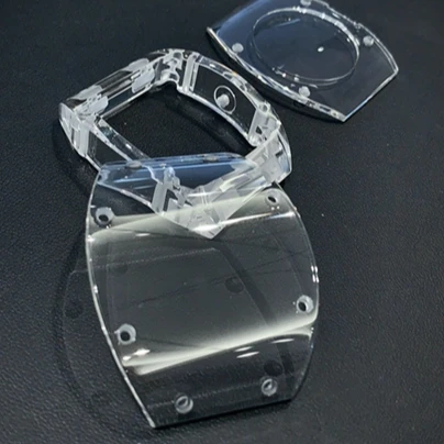 Waterproof Polished Transparent Sapphire Crystal Watch Case Sapphire Watch Case For RM